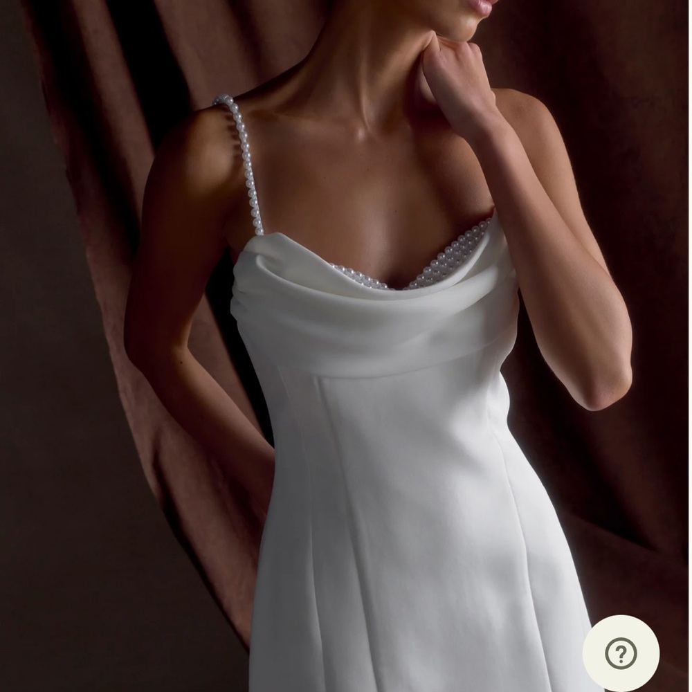 Meshki Liliane Suiting Mini Dress Ivory